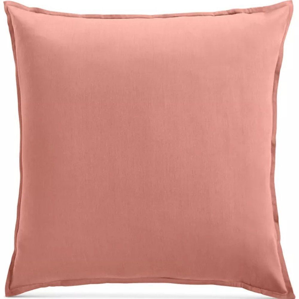 OAKE Cotton Tencel European Sham, Terracotta